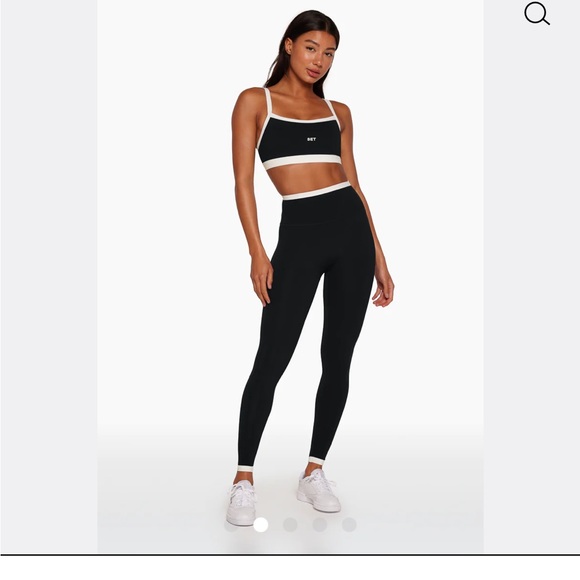 SET OF TOP AND LEGGINGS - Set Active Sportbody Contrast High neck bra + legging - Picture 2 of 4